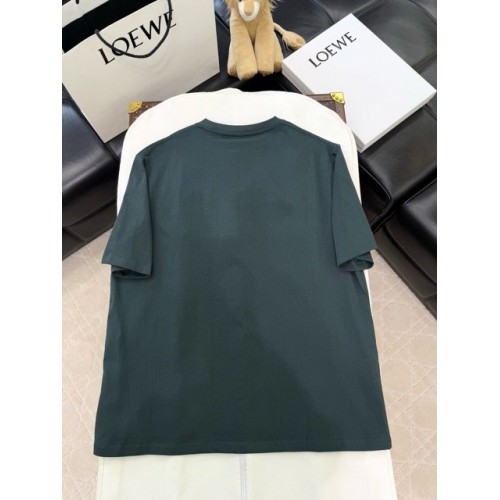 LOEWE 2024FW Submarine Embroidery Round Neck Short Sleeve