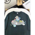 LOEWE 2024FW Submarine Embroidery Round Neck Short Sleeve LOEWE 2024FW Submarine Embroidery Round Neck Short Sleeve
