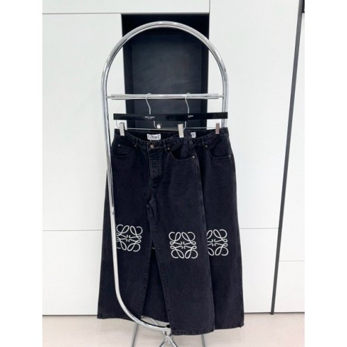 LOEWE 2024SS Denim Jeans - Black LOEWE 2024SS Denim Jeans - Black