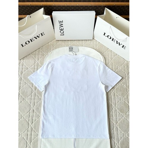 LOEWE 2025SS Octopus Print Embroidered Short Sleeves - White LOEWE 2025SS Octopus Print Embroidered Short Sleeves - White