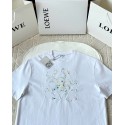 LOEWE 2025SS Octopus Print Embroidered Short Sleeves - White LOEWE 2025SS Octopus Print Embroidered Short Sleeves - White