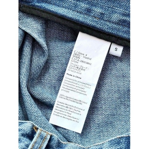 LOEWE 25SS Leather Logo Pleated Irregular Jeans LOEWE 25SS Leather Logo Pleated Irregular Jeans