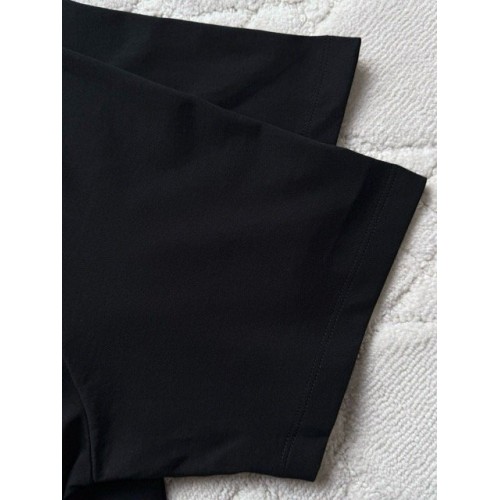 LOEWE 25SS New Slogan Embroidered Short Sleeve - Black LOEWE 25SS New Slogan Embroidered Short Sleeve - Black