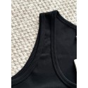 LOEWE Classic Vest Short Sleeve - Black LOEWE Classic Vest Short Sleeve - Black