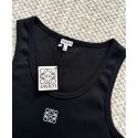 LOEWE Classic Vest Short Sleeve - Black LOEWE Classic Vest Short Sleeve - Black