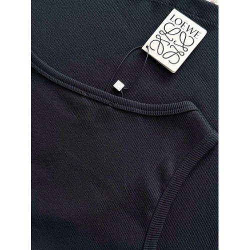 LOEWE Classic Vest Short Sleeve - Black LOEWE Classic Vest Short Sleeve - Black