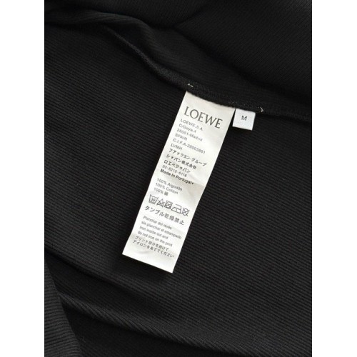 LOEWE Classic Vest Short Sleeve - Black LOEWE Classic Vest Short Sleeve - Black