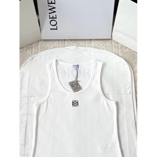 LOEWE Classic Vest Short Sleeve - White LOEWE Classic Vest Short Sleeve - White