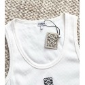 LOEWE Classic Vest Short Sleeve - White LOEWE Classic Vest Short Sleeve - White