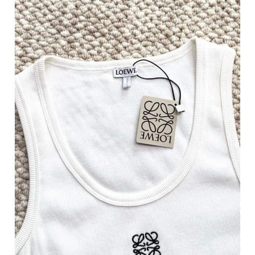 LOEWE Classic Vest Short Sleeve - White LOEWE Classic Vest Short Sleeve - White