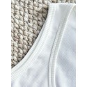LOEWE Classic Vest Short Sleeve - White LOEWE Classic Vest Short Sleeve - White