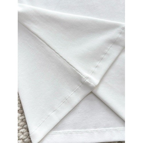 LOEWE Classic Vest Short Sleeve - White LOEWE Classic Vest Short Sleeve - White