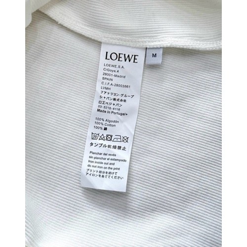 LOEWE Classic Vest Short Sleeve - White LOEWE Classic Vest Short Sleeve - White