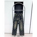 LV 2024FW Autumn and Winter New Checkerboard Jeans LV 2024FW Autumn and Winter New Checkerboard Jeans