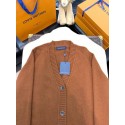 LV 2024FW Brown Knitted Cardigan LV 2024FW Brown Knitted Cardigan