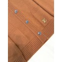 LV 2024FW Brown Knitted Cardigan LV 2024FW Brown Knitted Cardigan