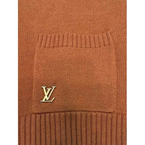 LV 2024FW Brown Knitted Cardigan LV 2024FW Brown Knitted Cardigan