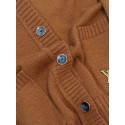 LV 2024FW Brown Knitted Cardigan LV 2024FW Brown Knitted Cardigan