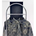 LV 2024FW Checkerboard Denim Jacket LV 2024FW Checkerboard Denim Jacket