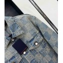 LV 2024FW Checkerboard Diamond Denim Top LV 2024FW Checkerboard Diamond Denim Top