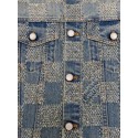 LV 2024FW Checkerboard Diamond Denim Top LV 2024FW Checkerboard Diamond Denim Top