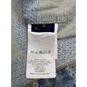 LV 2024FW Checkerboard Diamond Denim Top LV 2024FW Checkerboard Diamond Denim Top