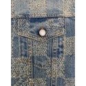 LV 2024FW Checkerboard Diamond Denim Top LV 2024FW Checkerboard Diamond Denim Top