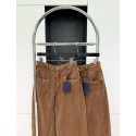 LV 2024FW Checkerboard Jacquard Lumberjack Jeans