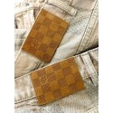 LV 2024FW Checkerboard Khaki Jeans LV 2024FW Checkerboard Khaki Jeans