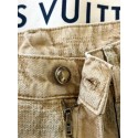 LV 2024FW Checkerboard Khaki Jeans LV 2024FW Checkerboard Khaki Jeans