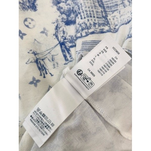 LV 2024FW City Print Logo Knit Short Sleeve LV 2024FW City Print Logo Knit Short Sleeve