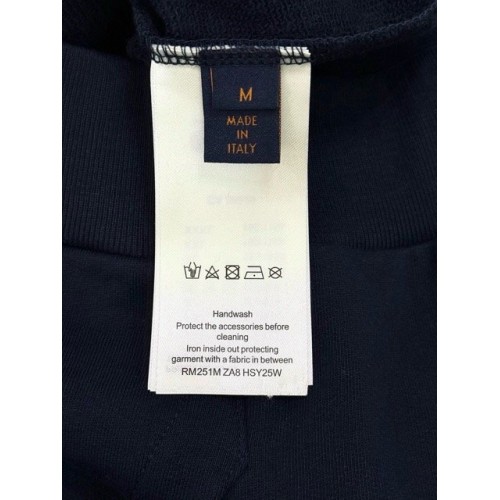 LV 2024FW Diamond Letters Ribbon Sweatshirt LV 2024FW Diamond Letters Ribbon Sweatshirt