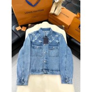 LV 2024FW Early Spring Dog Series Cloud Denim Outherwear