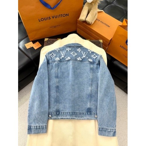 LV 2024FW Early Spring Dog Series Cloud Denim Outherwear