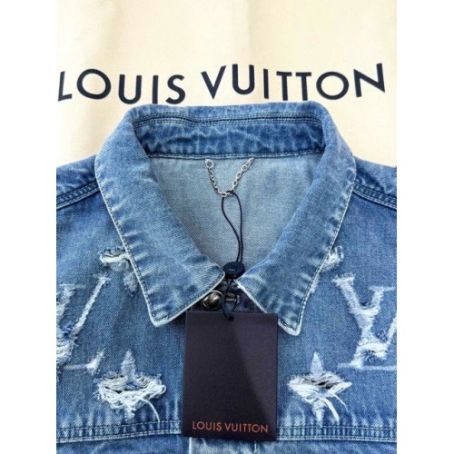 LV 2024FW Early Spring Dog Series Cloud Denim Outherwear LV 2024FW Early Spring Dog Series Cloud Denim Outherwear