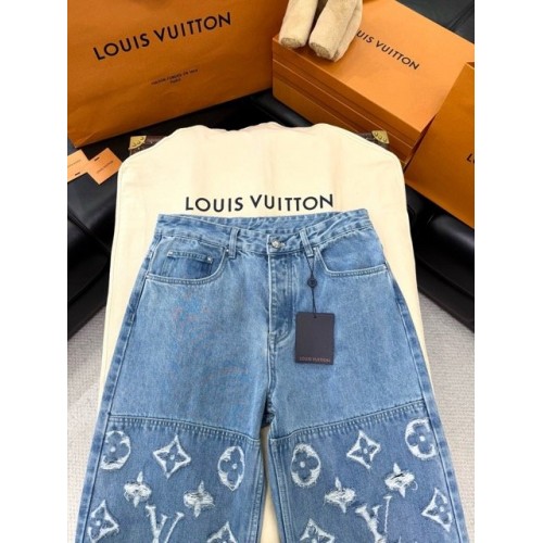LV 2024FW Early Spring Dog Series Cloud Jeans