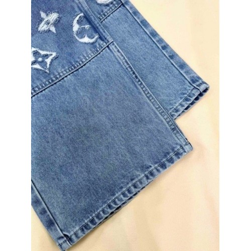 LV 2024FW Early Spring Dog Series Cloud Jeans LV 2024FW Early Spring Dog Series Cloud Jeans