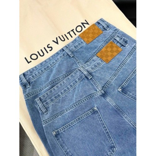 LV 2024FW Early Spring Dog Series Cloud Jeans LV 2024FW Early Spring Dog Series Cloud Jeans