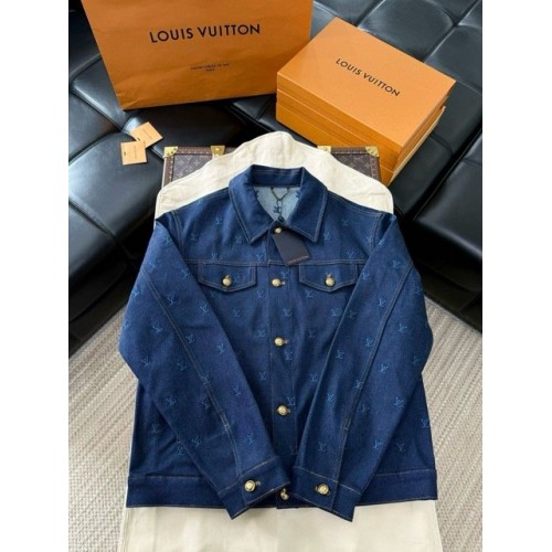 LV 2024FW Embroidered Denim Suit