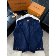 LV 2024FW Embroidered Denim Suit