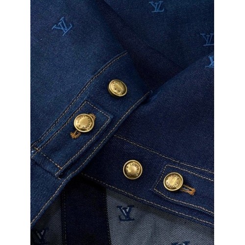 LV 2024FW Embroidered Denim Suit LV 2024FW Embroidered Denim Suit