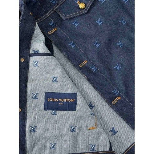 LV 2024FW Embroidered Denim Suit LV 2024FW Embroidered Denim Suit