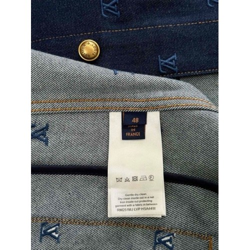LV 2024FW Embroidered Denim Suit LV 2024FW Embroidered Denim Suit