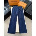 LV 2024FW Embroidered Jeans LV 2024FW Embroidered Jeans