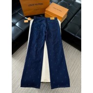LV 2024FW Embroidered Jeans