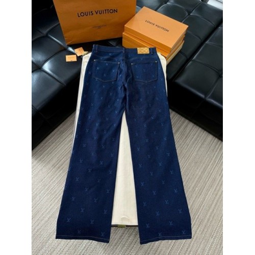 LV 2024FW Embroidered Jeans