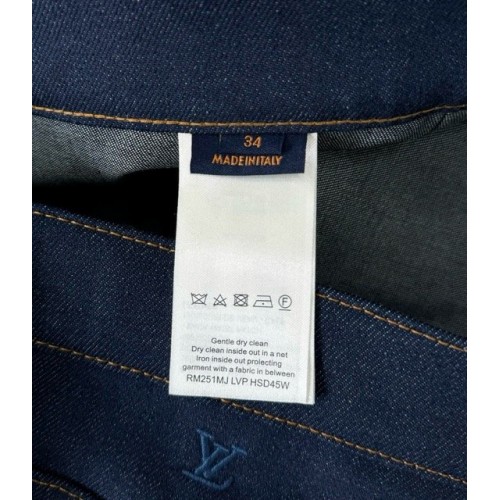 LV 2024FW Embroidered Jeans LV 2024FW Embroidered Jeans