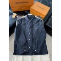 LV 2024FW Gradient Pattern Denim Jacket LV 2024FW Gradient Pattern Denim Jacket