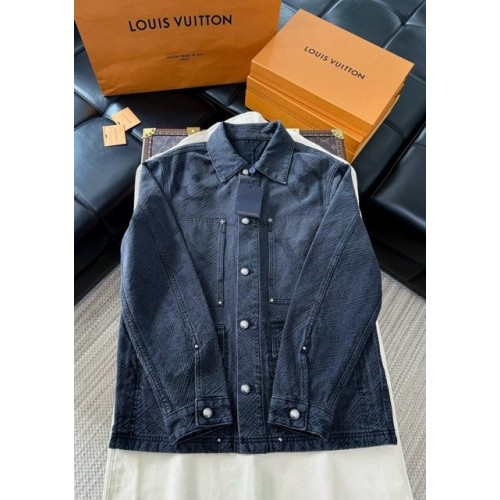 LV 2024FW Gradient Pattern Denim Jacket