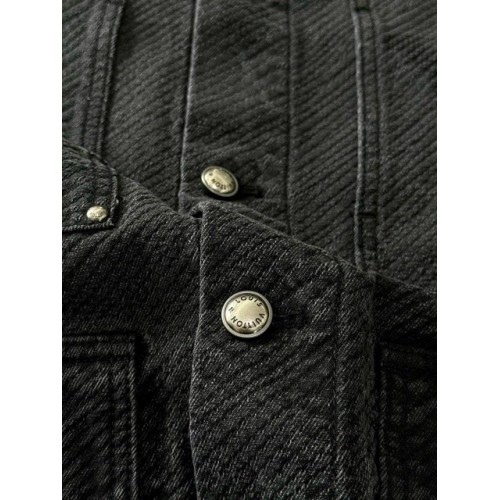 LV 2024FW Gradient Pattern Denim Jacket LV 2024FW Gradient Pattern Denim Jacket